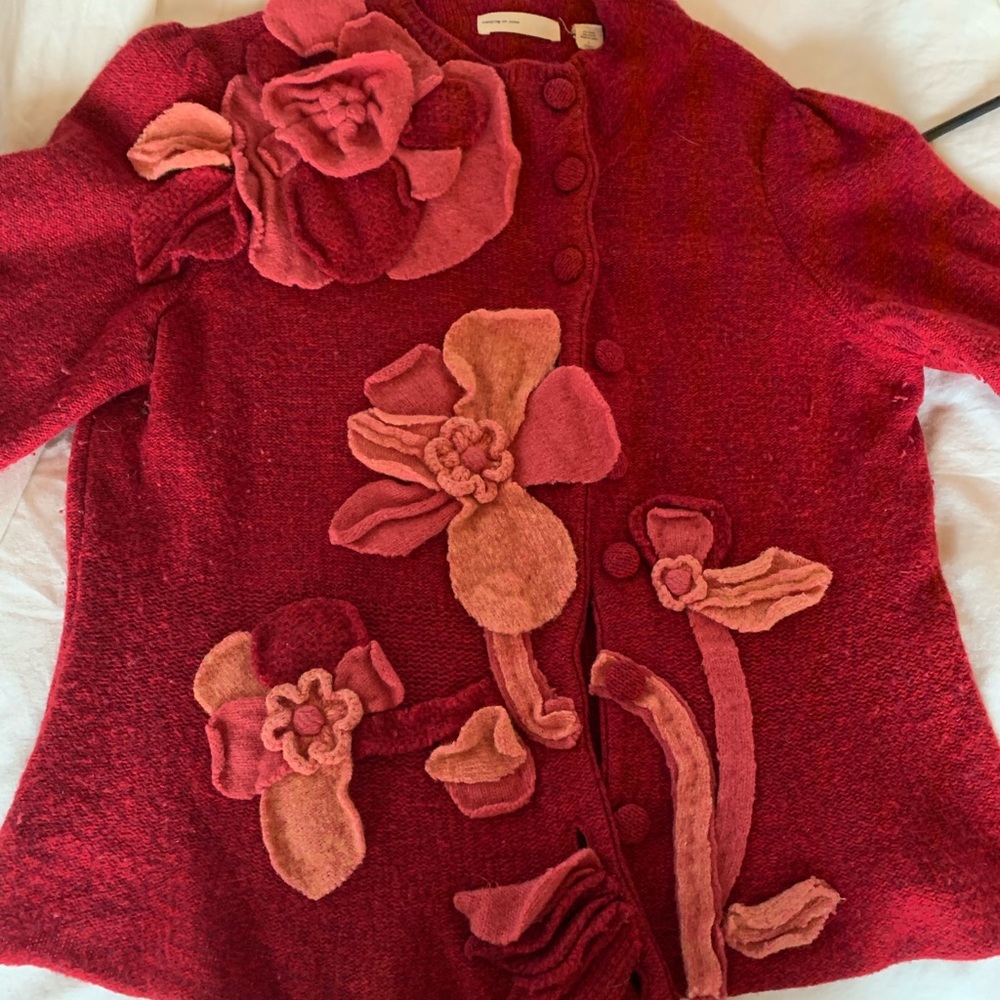 Felted wool sweater from Anthropologie